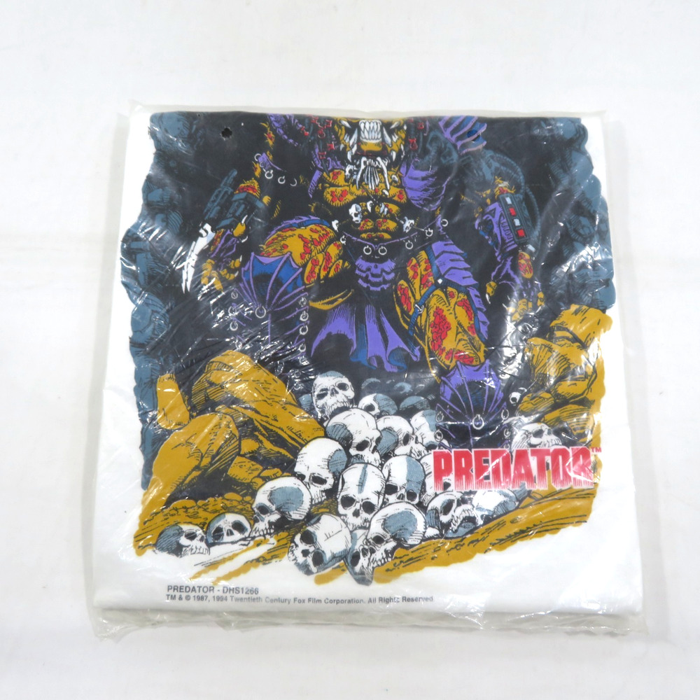 Predator Big Game DHS1266 T-Shirt White Adult Sz L Comic Images Sealed Vintage